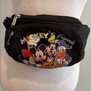 Disney Black Mickey & Friends Fanny Pack